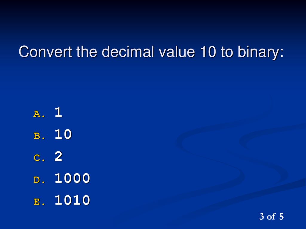 Binary Lesson 1 Nybbles. - ppt download