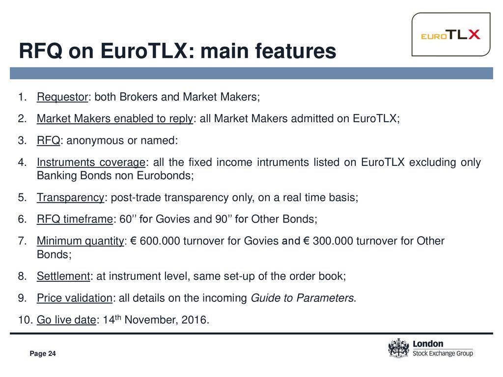 EuroTLX Market structure and strategic developments - ppt download