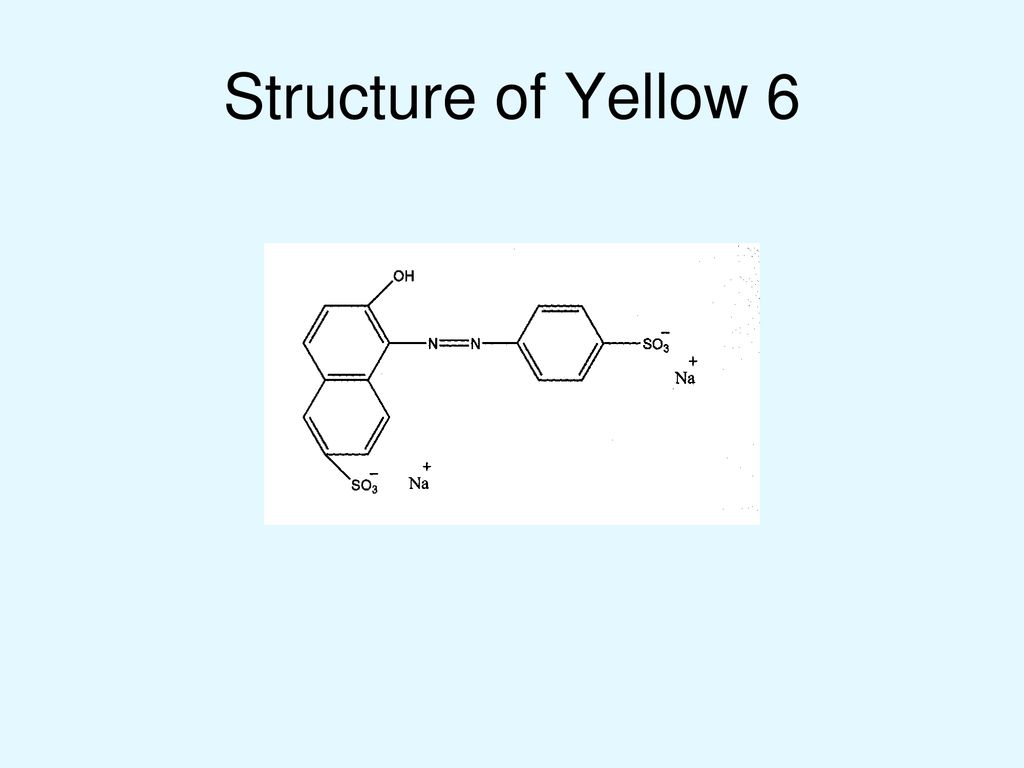 Structure of Yellow 6