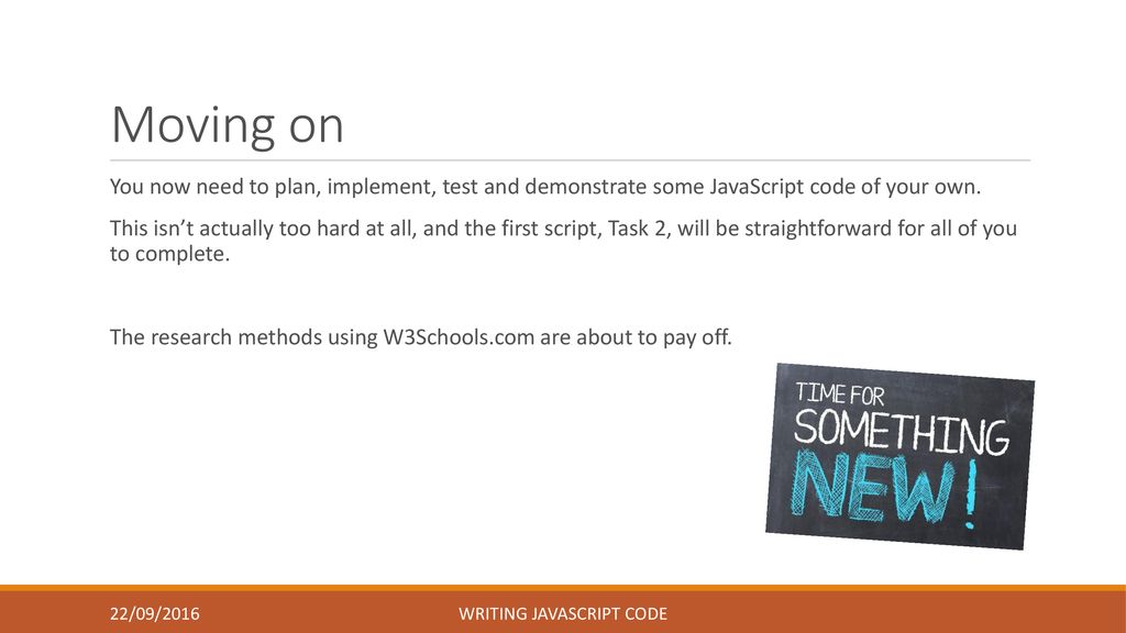 Writing JavaScript Code - ppt download