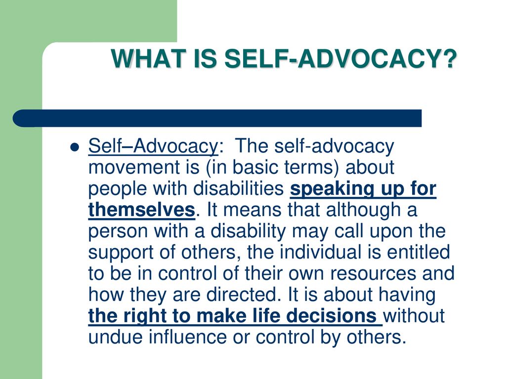 Self Advocacy Mini Lesson Ppt Download Self Advocacy Mini Lesson Ppt Download