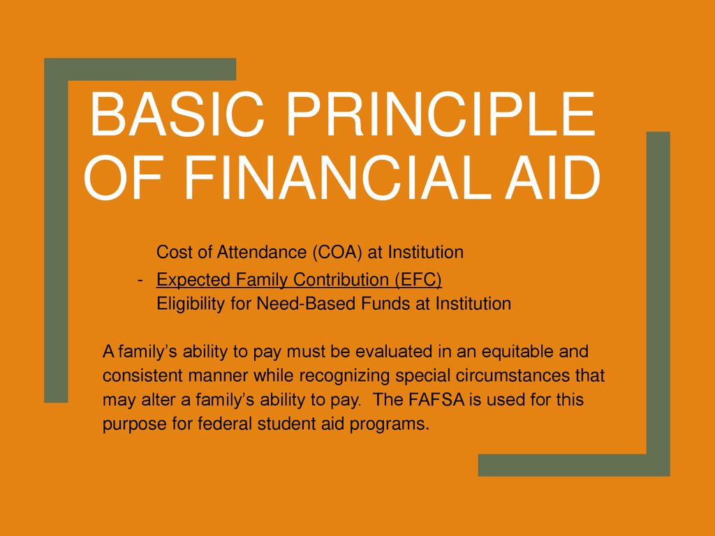 Student Financial Aid CARSON TO COLLEGE MAY 03, ppt download
