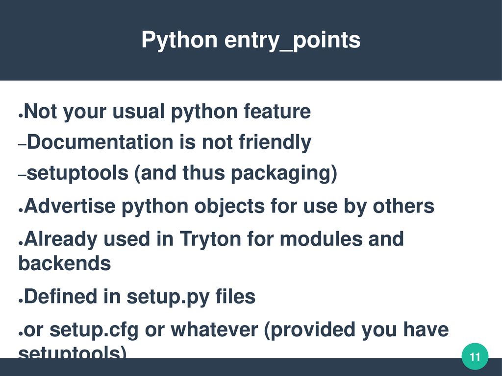 Pluggable backends in tryton ppt download