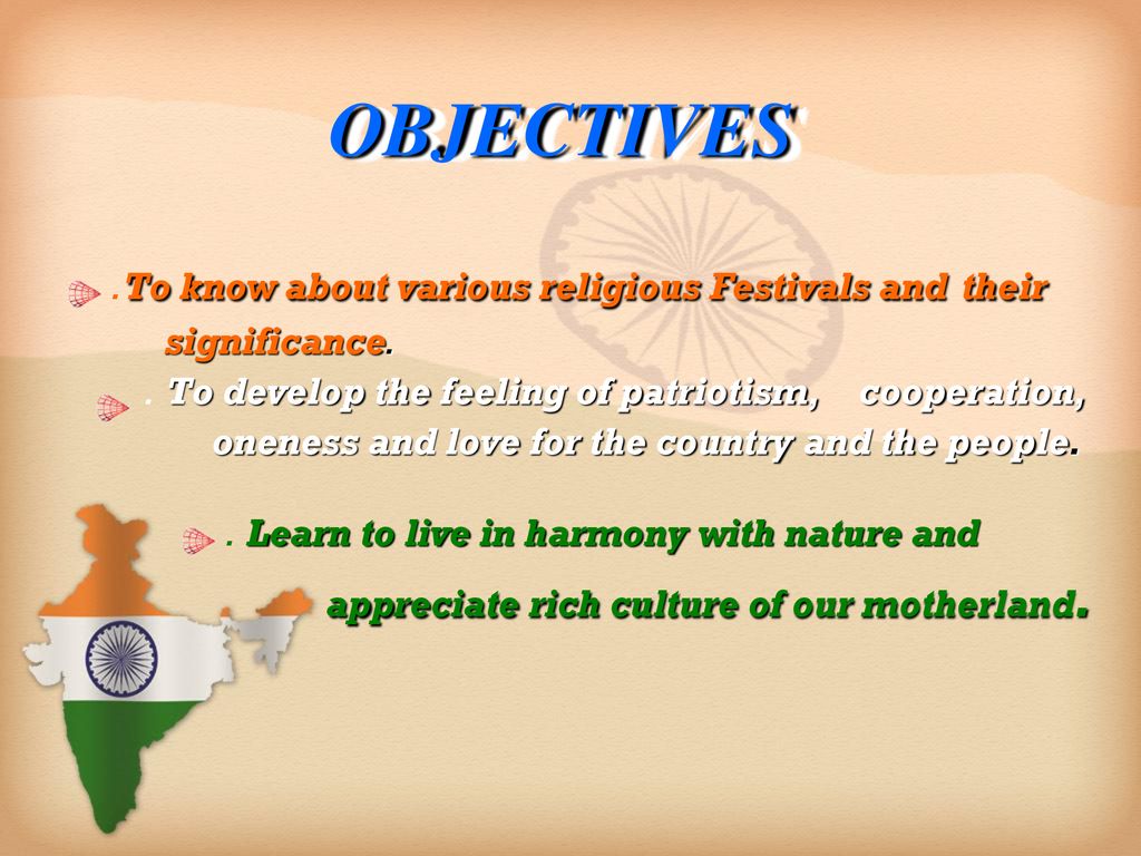 our religious festivals