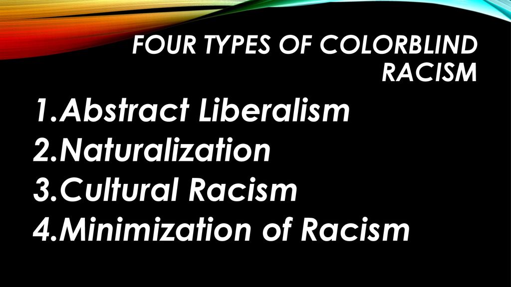 Colorblind Social Work Combats Or Contributes To Racism Ppt