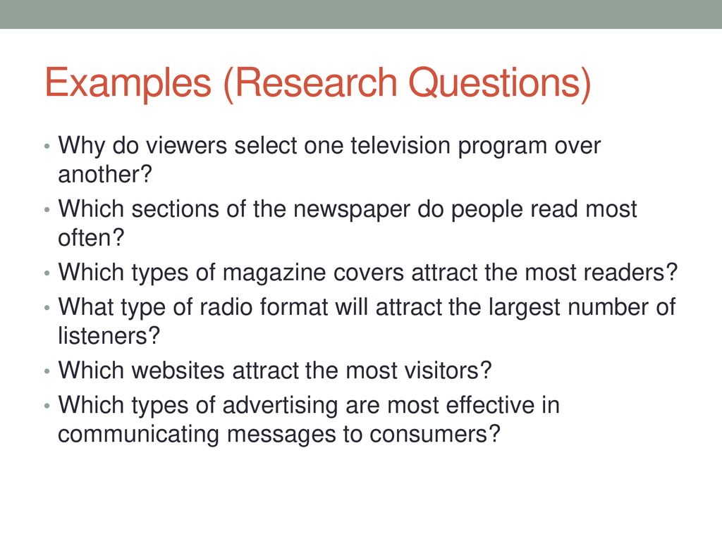 advertising research questions