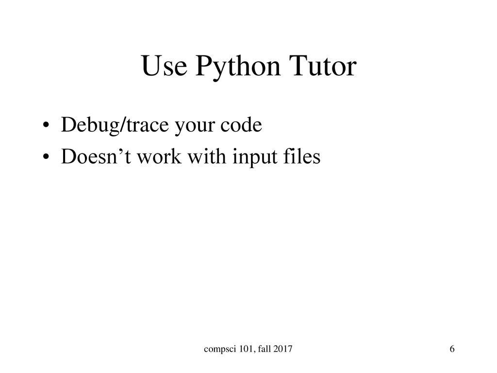 CompSci 101 Introduction to Computer Science - ppt download