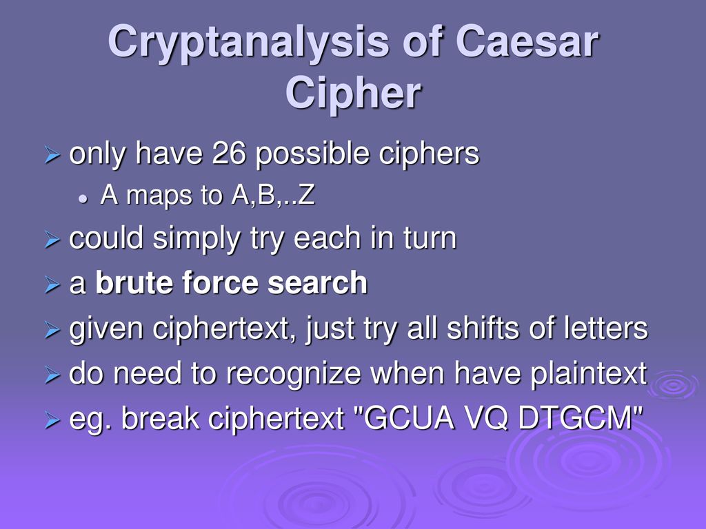 Cryptography and Network Security Chapter 2 - ppt download