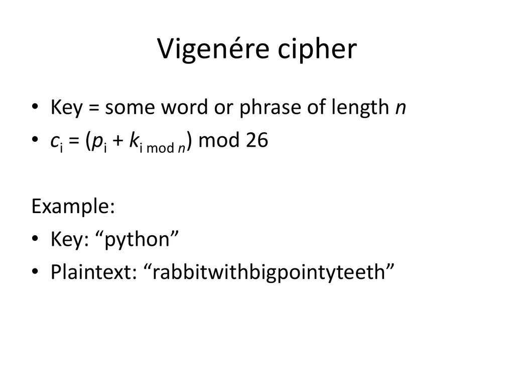 History and background part 3 polyalphabetic ciphers ppt download