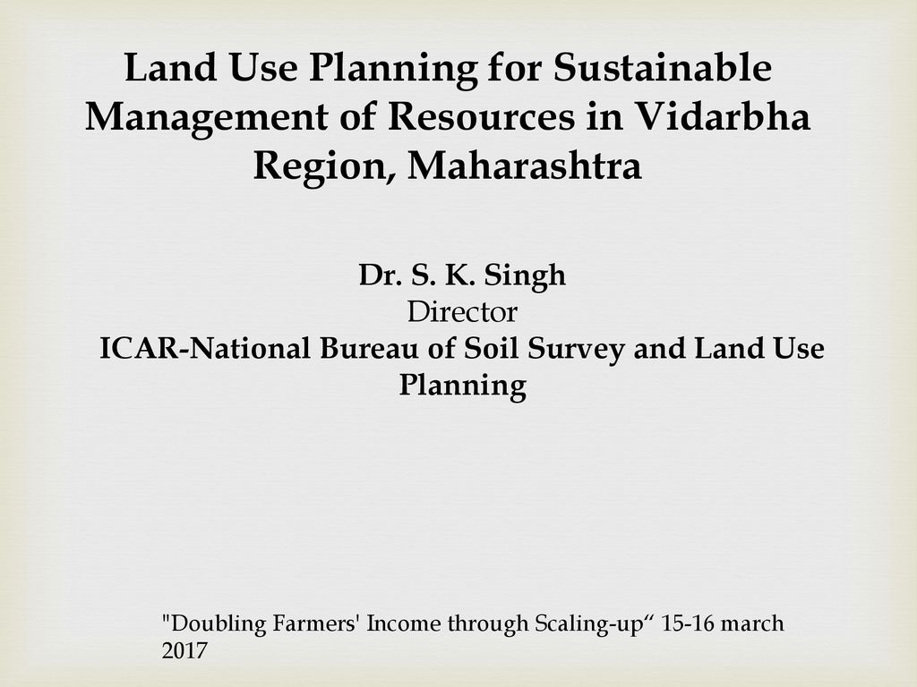 ICAR-National Bureau of Soil Survey and Land Use Planning - ppt download