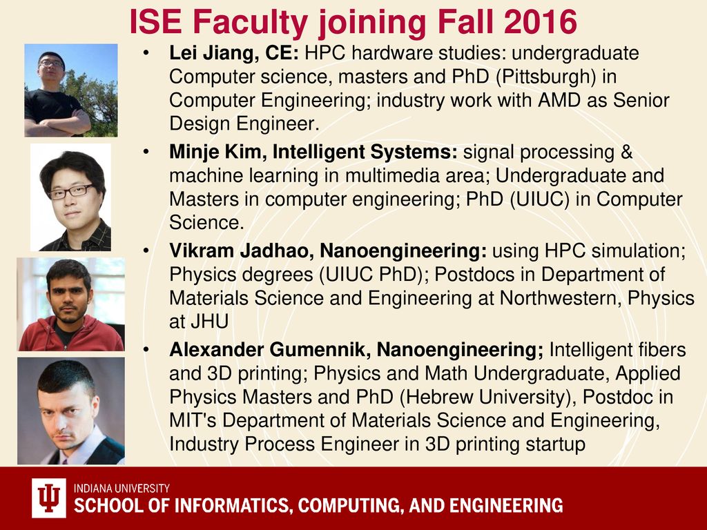 Indiana university school of informatics computing and engineering ise