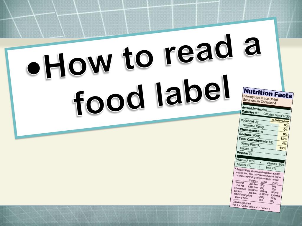 Food Label Reading Lesson © Health Education Today ppt download Inside Reading Food Label Worksheet