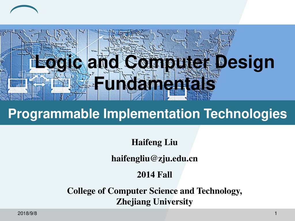 Logic and computer design fundamentals ppt download