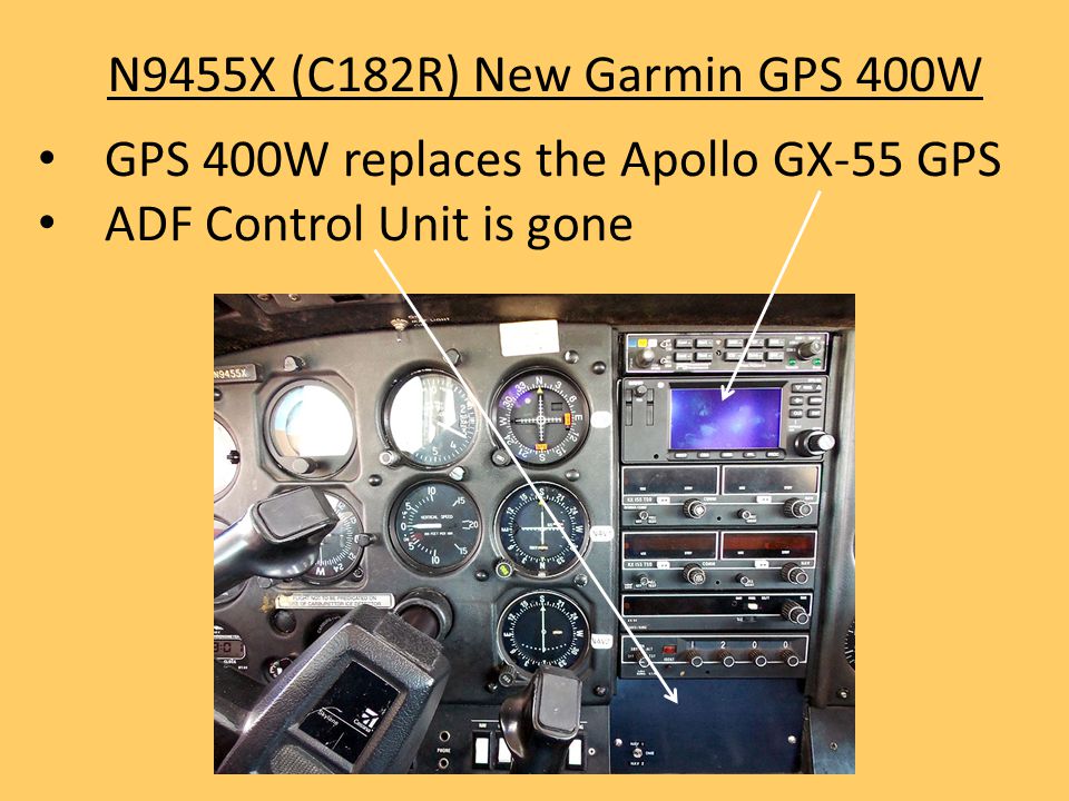 N9455X (C182R) New Garmin GPS 400W Fred Clark, CAPT Civil Air Patrol - ppt  video online download