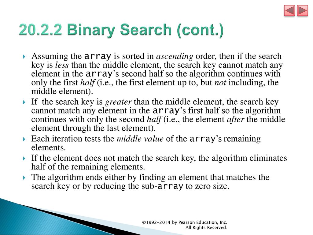 Chapter 20 Searching and Sorting - ppt download