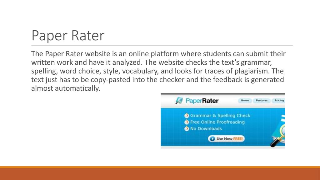 online paper rater