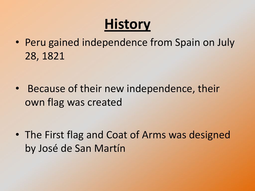 The Flag of Peru By. Janie Johnson. - ppt download