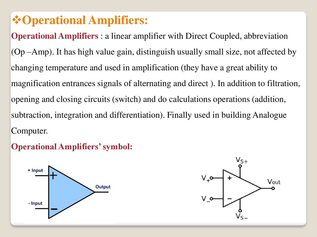 Electronics Chapter Five - Ppt Download