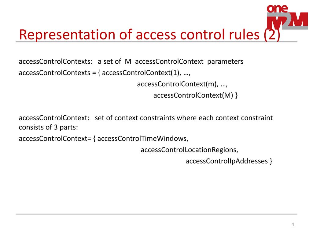 Summary of Access Control Rules Processing ppt download