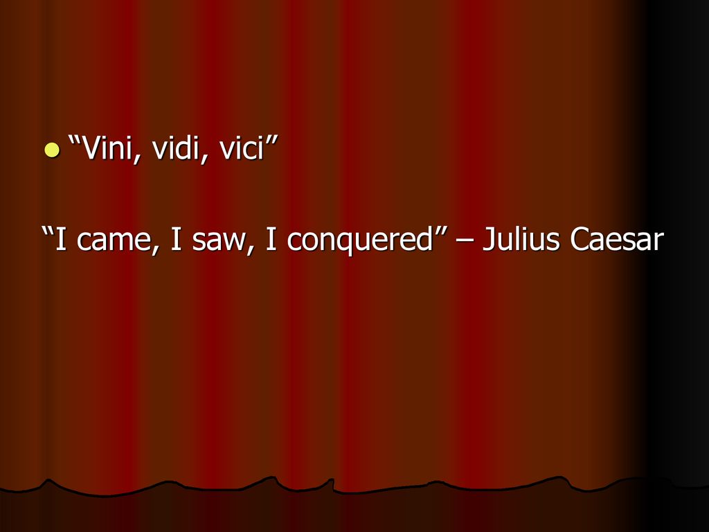 I Came I Saw I Conquered Veni Vidi Vici GIF - I Came I Saw I Conquered Veni  Vidi Vici Ray Romano - Discover & Share GIFs