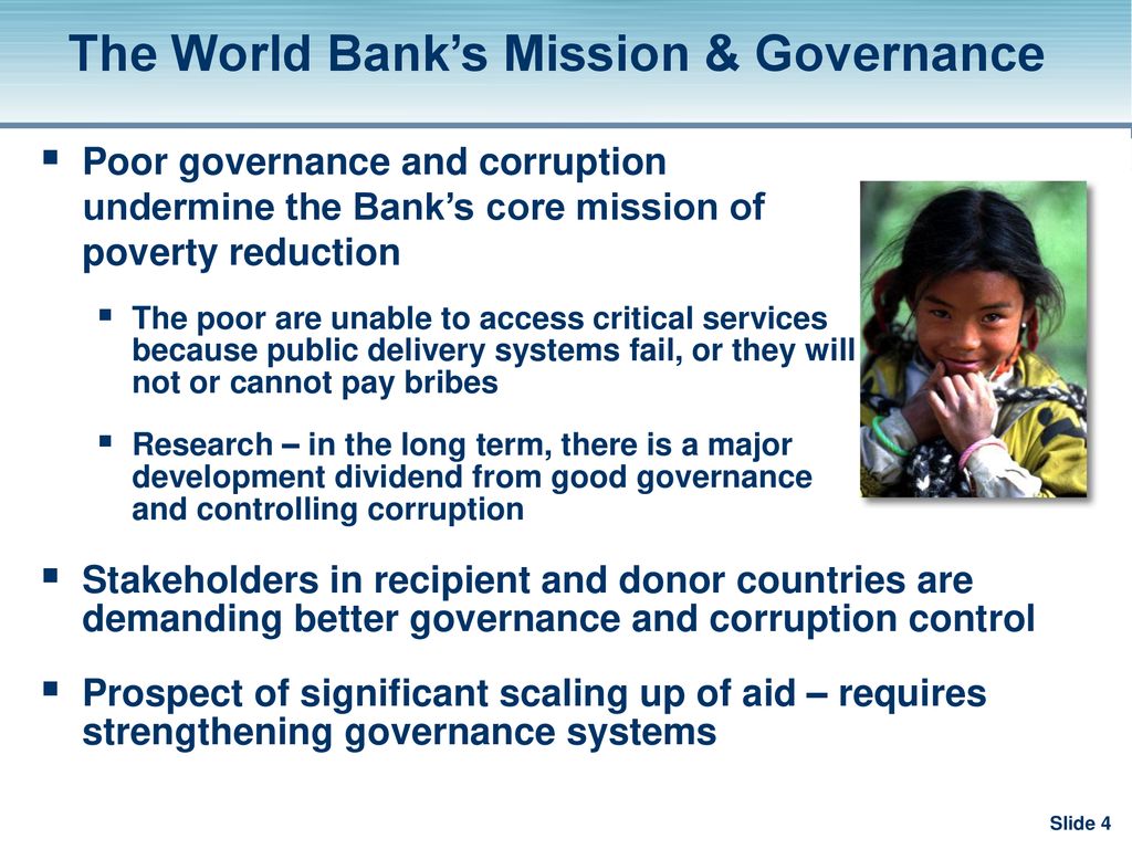 Strengthening World Bank Group Engagement on Governance & Anticorruption  The World Bank December ppt download