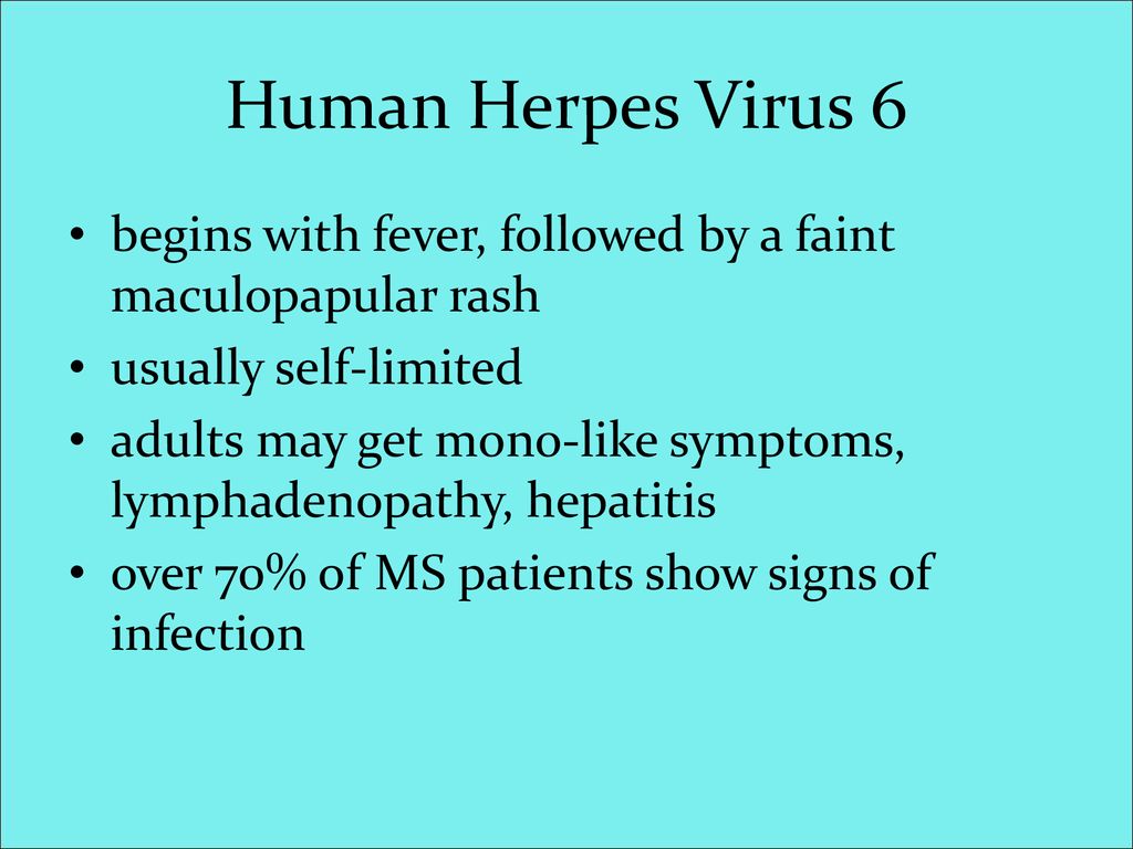 Human herpes