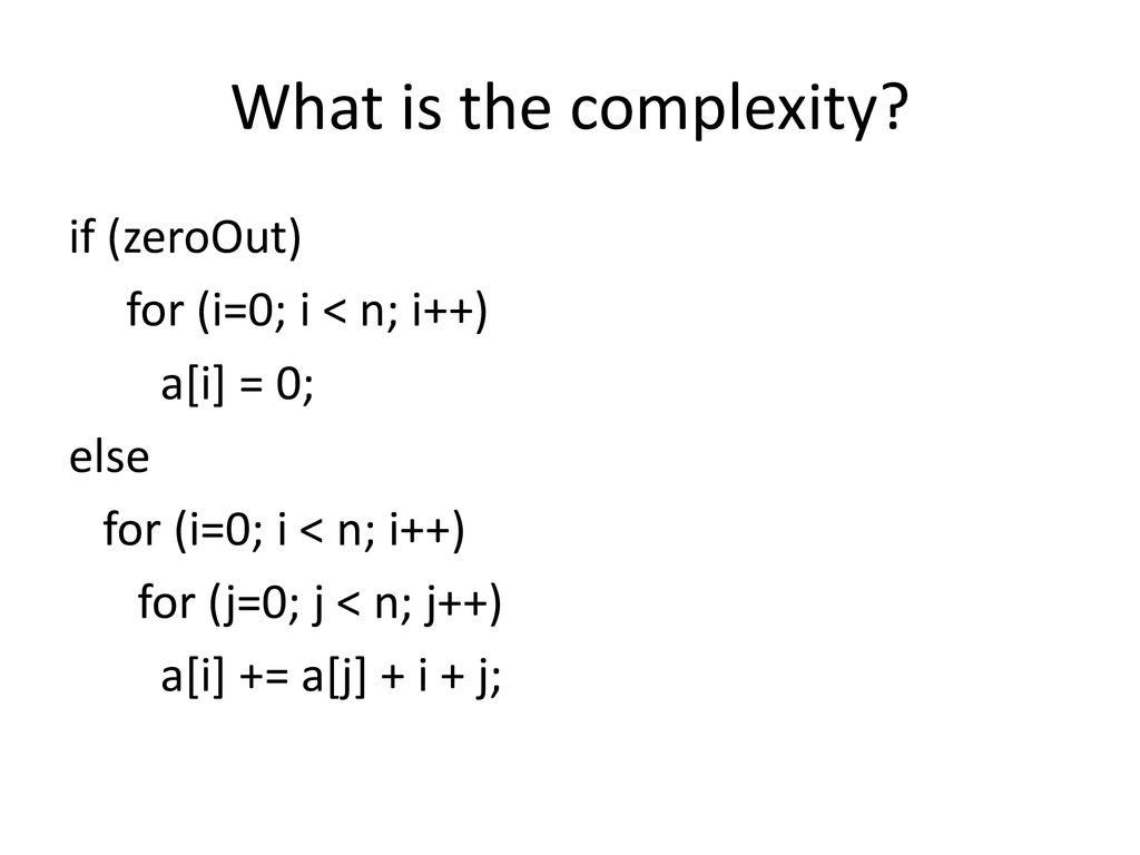 Chapter 2 Complexity Ppt Download