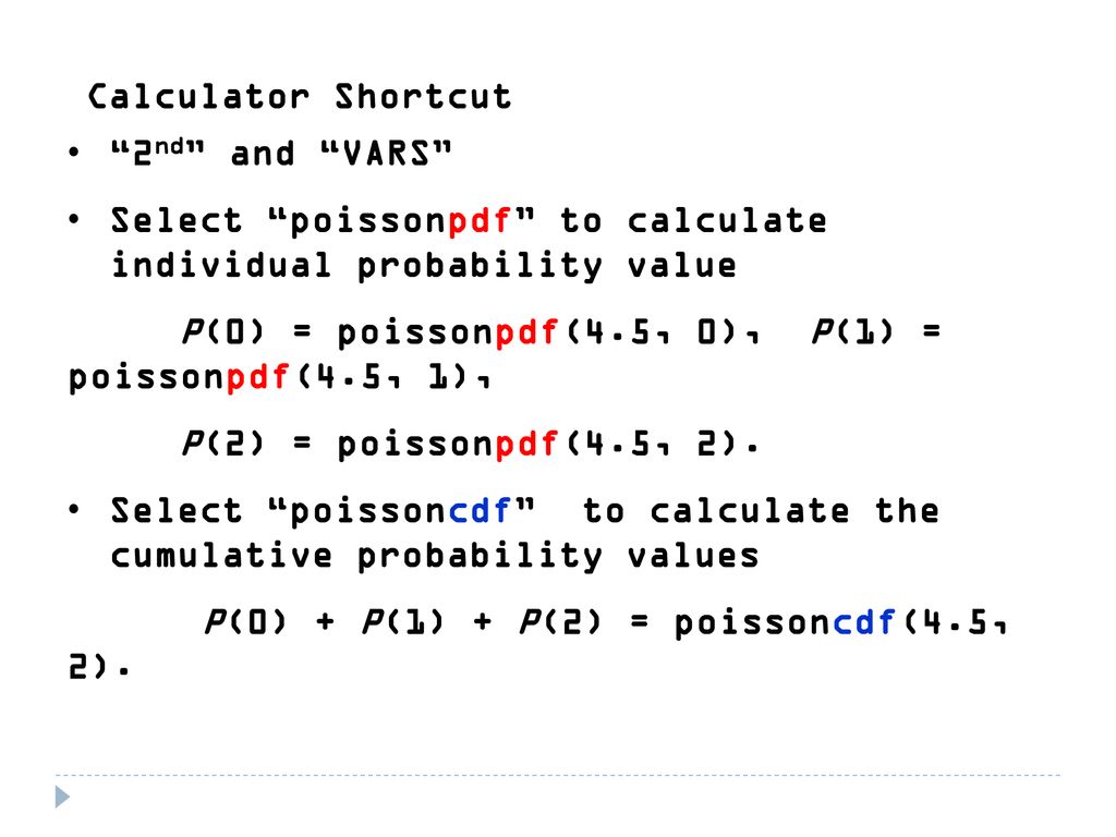 Poisson Probability Distributions - ppt download