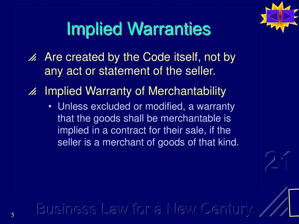 CHAPTER 21 Warranties and Product Liability ppt download