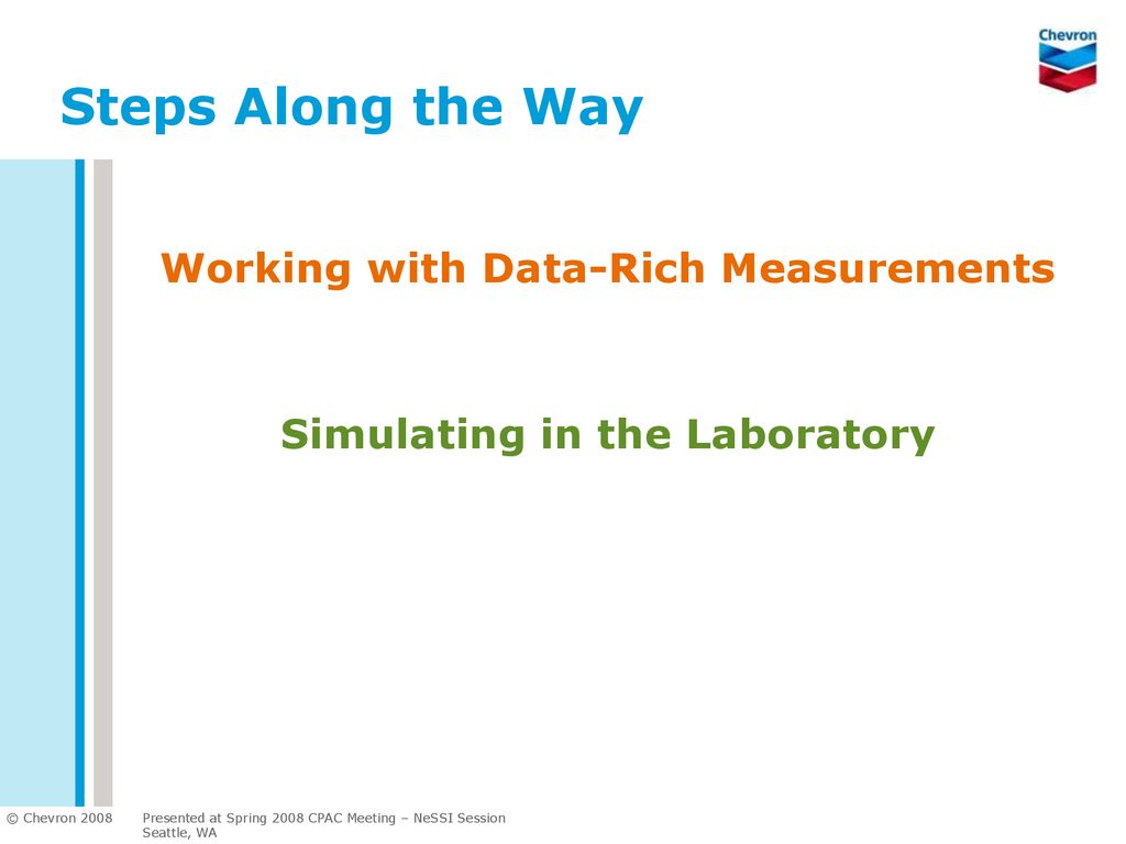 Working with Data-Rich Measurements Simulating in the Laboratory