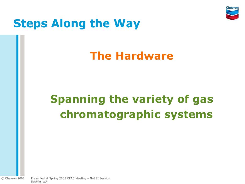 Spanning the variety of gas chromatographic systems