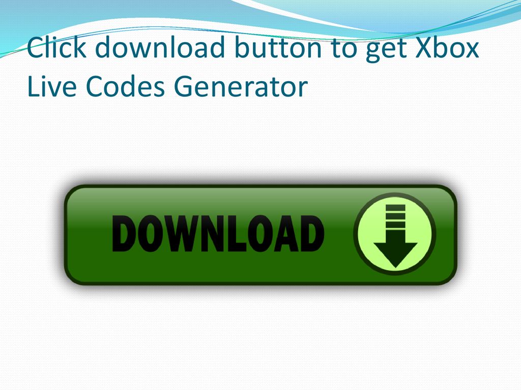 Xbox Live Codes Generator - ppt download