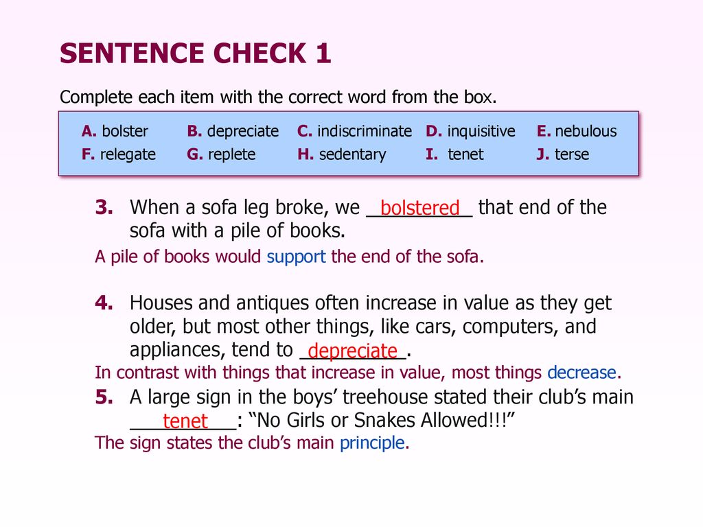 bolster in a sentence