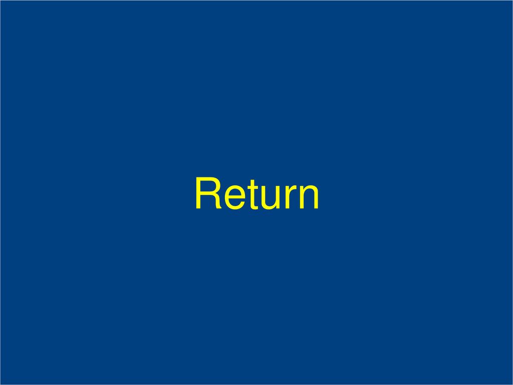 Return Return