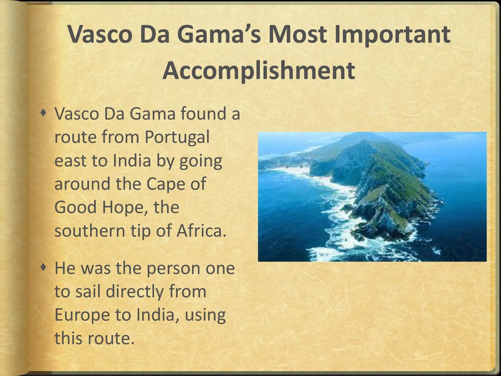 vasco da gama accomplishment vasco da gama accomplishment
