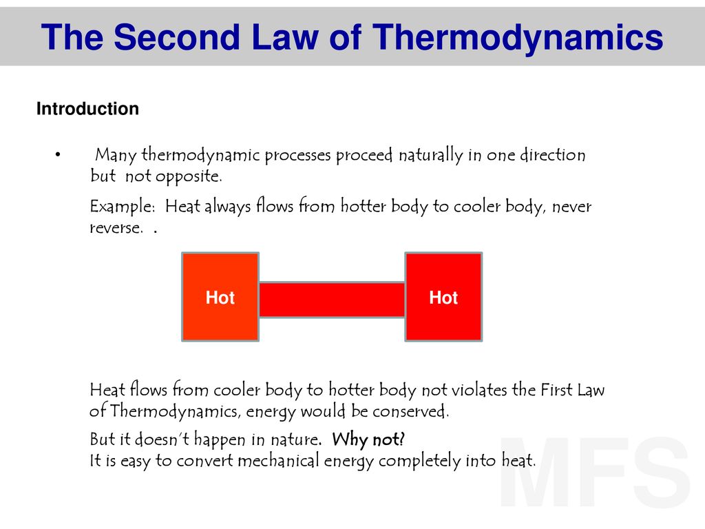example of second law of thermodynamics example of second law of thermodynamics