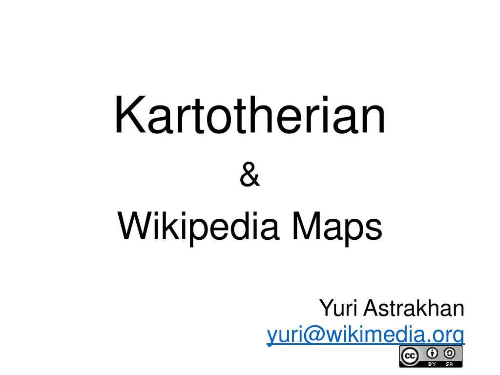 Kartotherian & Wikipedia Maps