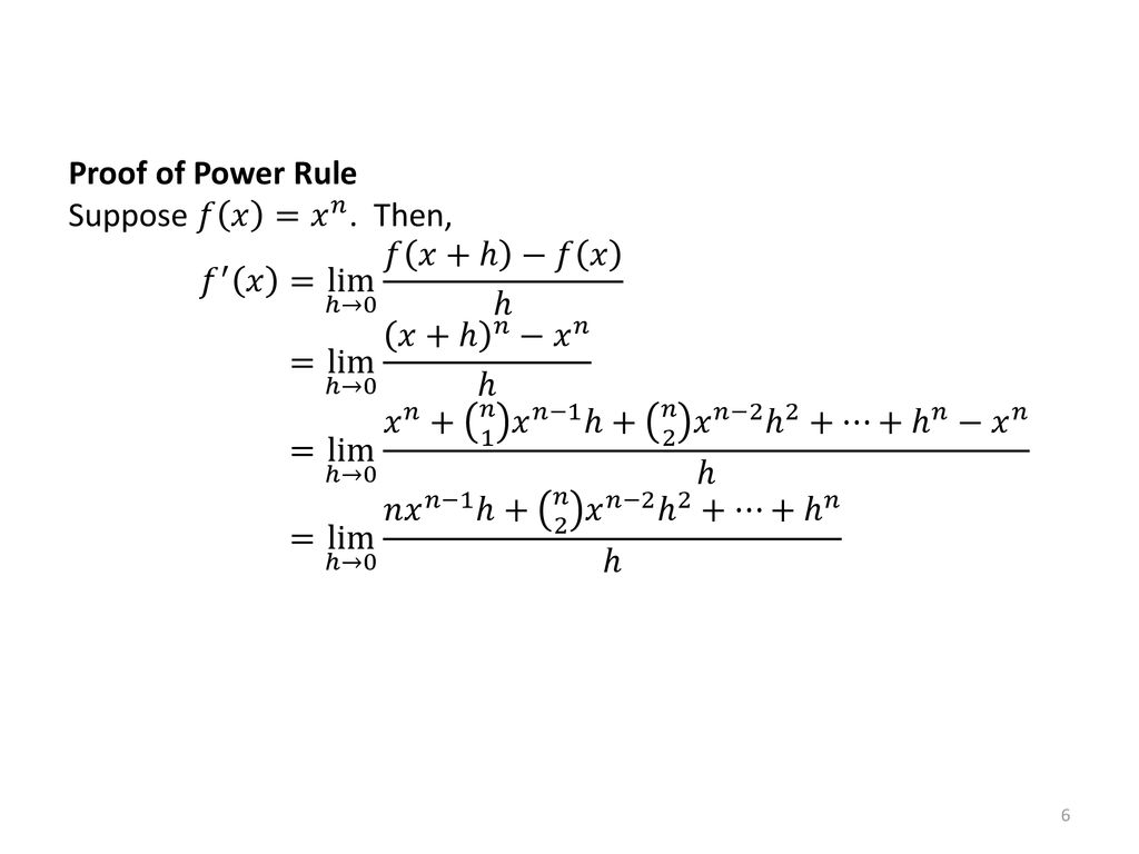 Packet 10 Proving Derivatives Ppt Download