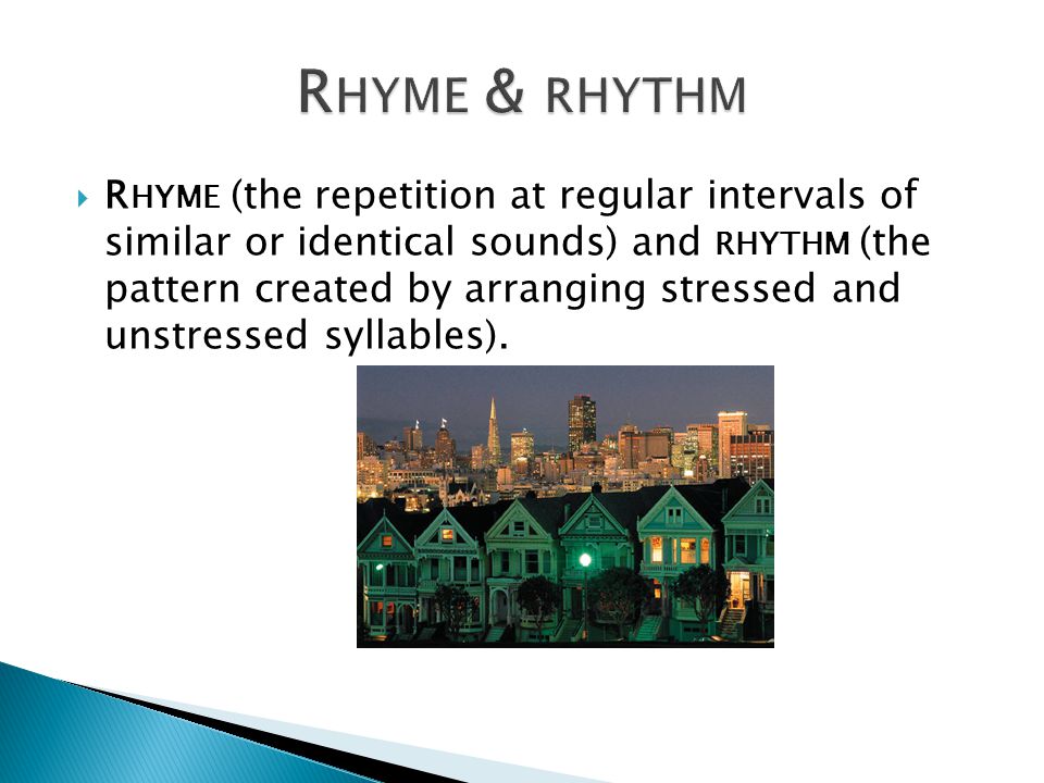 Rhyme & rhythm