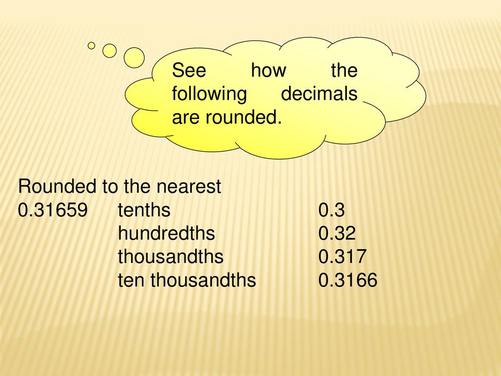 Rounding Off Decimals January 8, ppt download