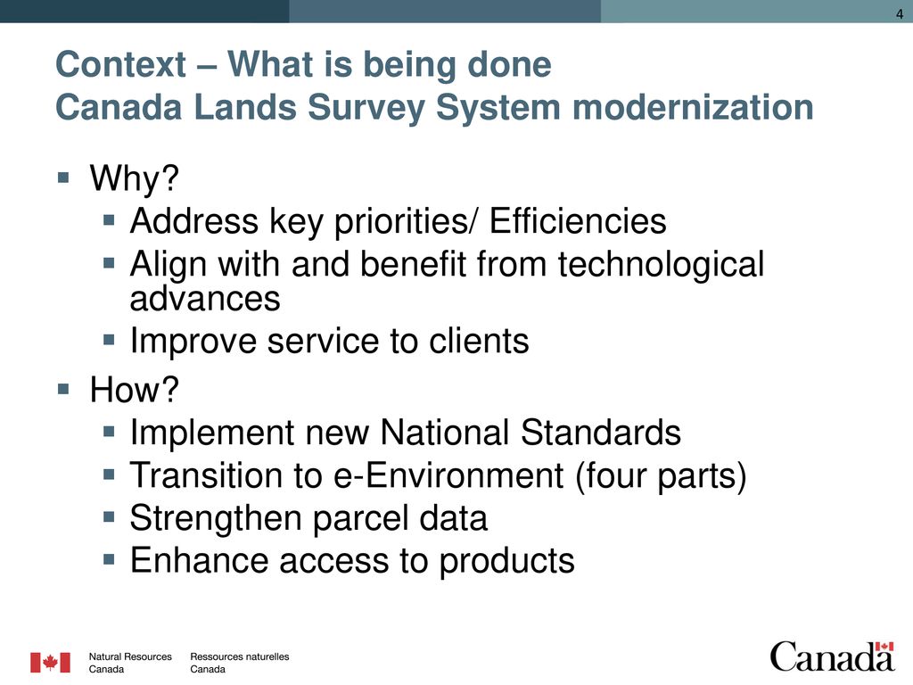 Canada Lands Survey System Modernization And The Legal Surveys Cost - 