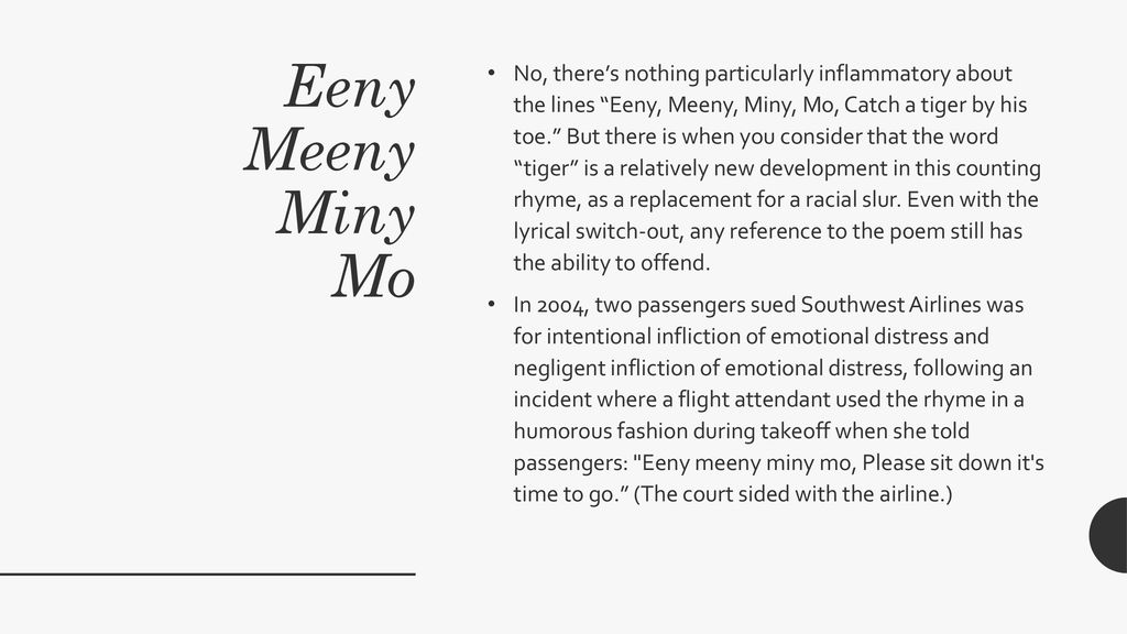 eenie meenie miney mo rhyme eenie meenie miney mo rhyme