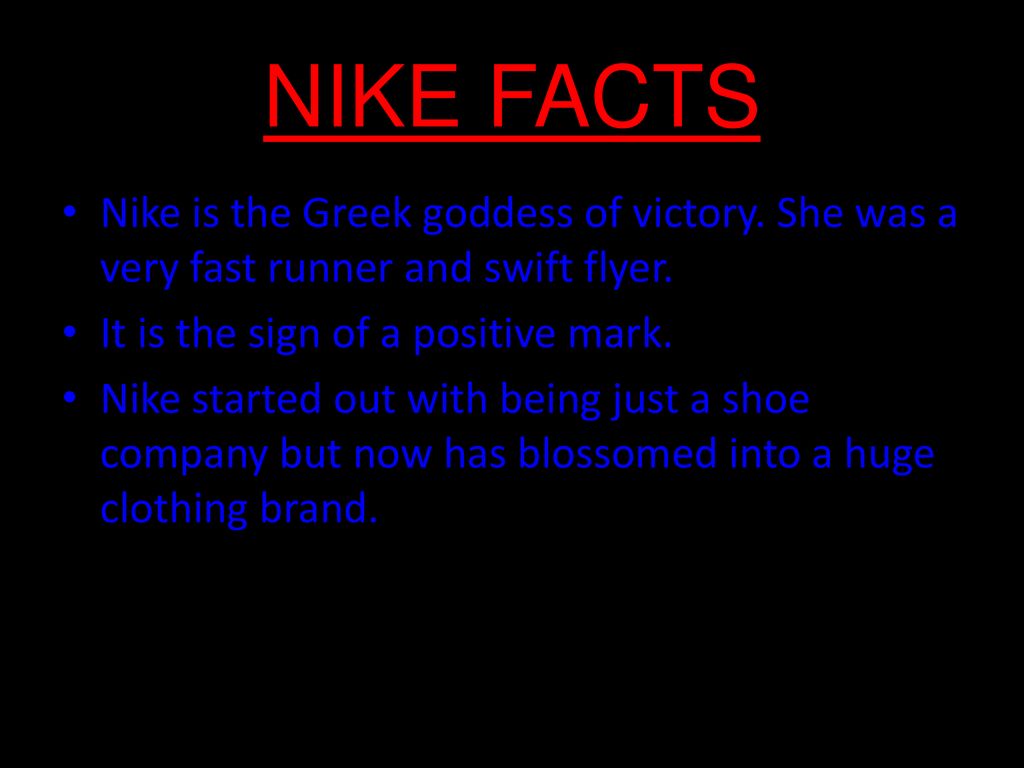 nike greek goddess facts