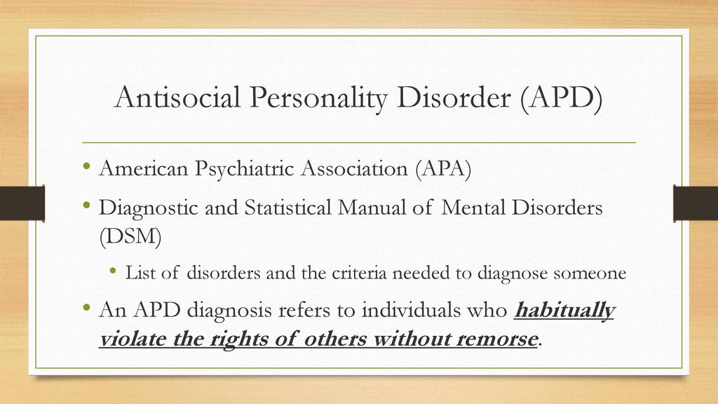 Dsm List Of Disorders
