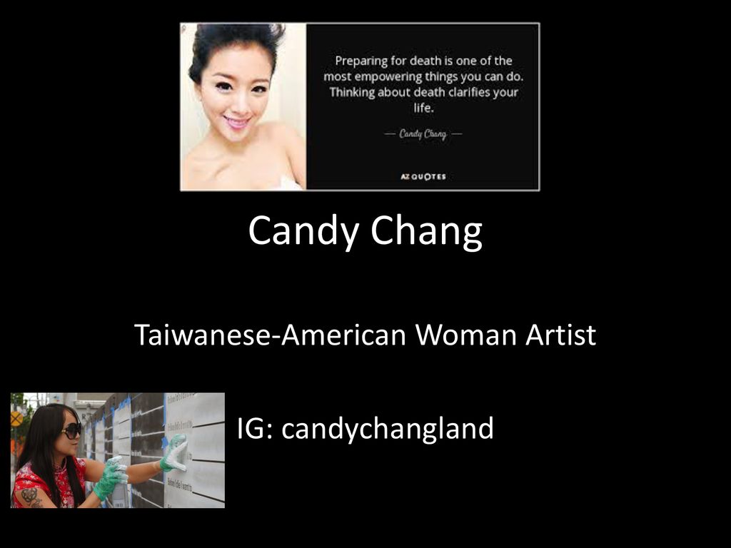 Taiwanese-American Woman Artist IG: candychangland