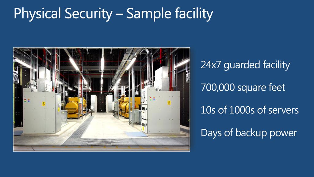 Physical Security – Sample facility