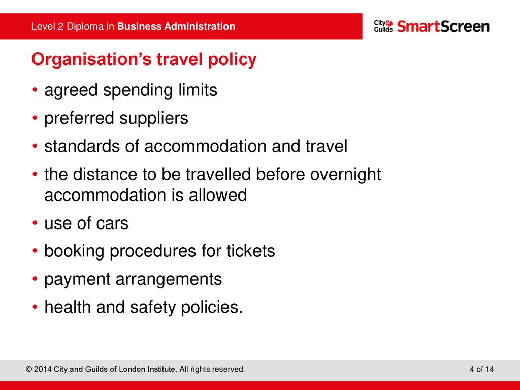 Handout 2: Organising business travel - ppt download