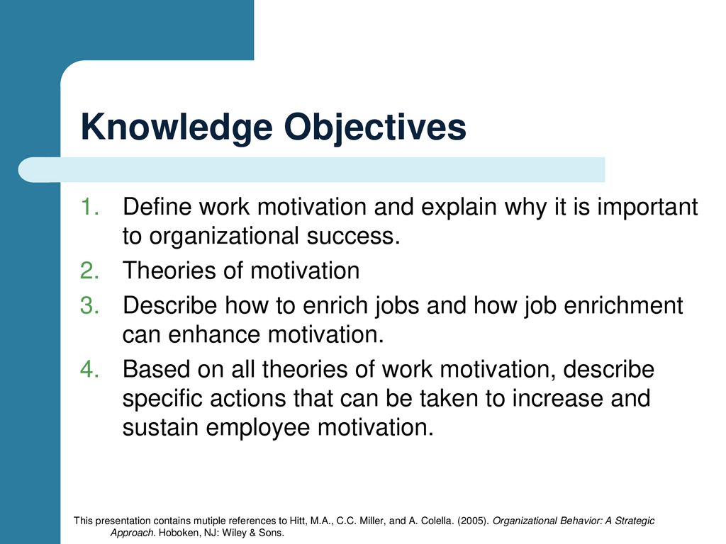 Module 13 Work Motivation Ppt Download
