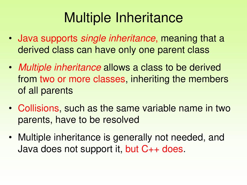 03/10/14 Chapter 9 Inheritance. - ppt download