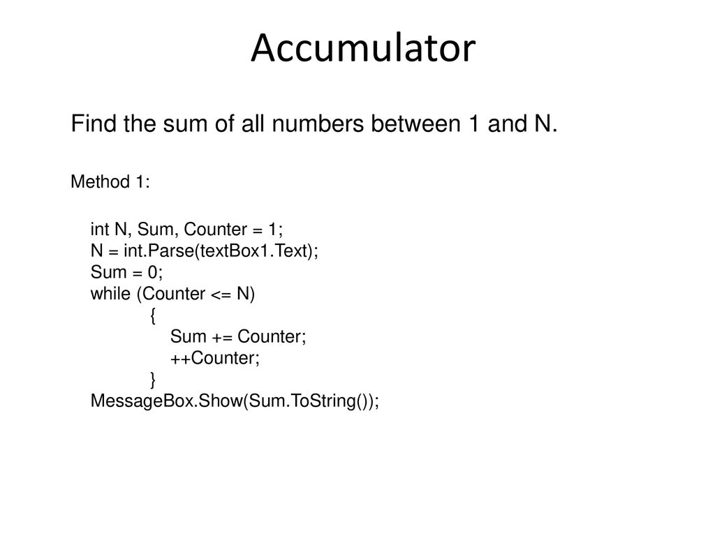 Loops ISYS ppt download